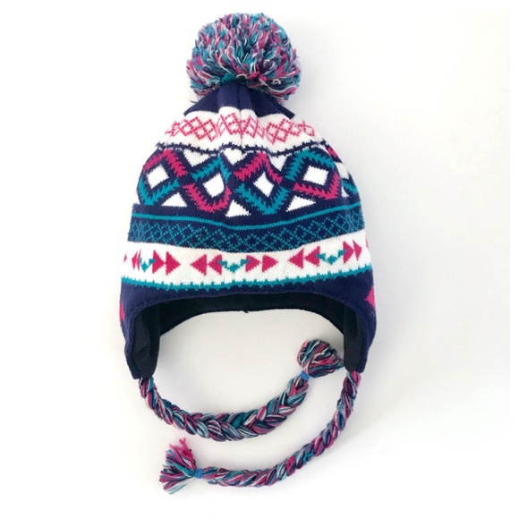 Brooks Brothers Blue Puffer Down Filled Vest & Merrell Pom Hat - Picture 9 of 15